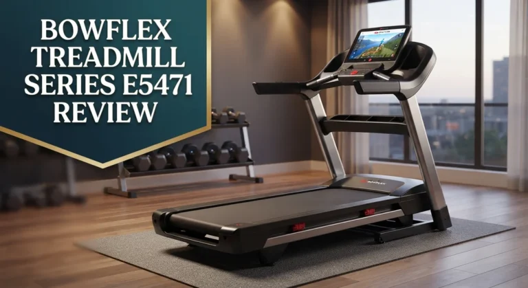 Bowflex Treadmill Series E5471 Review: Features, Performance, and Reliability